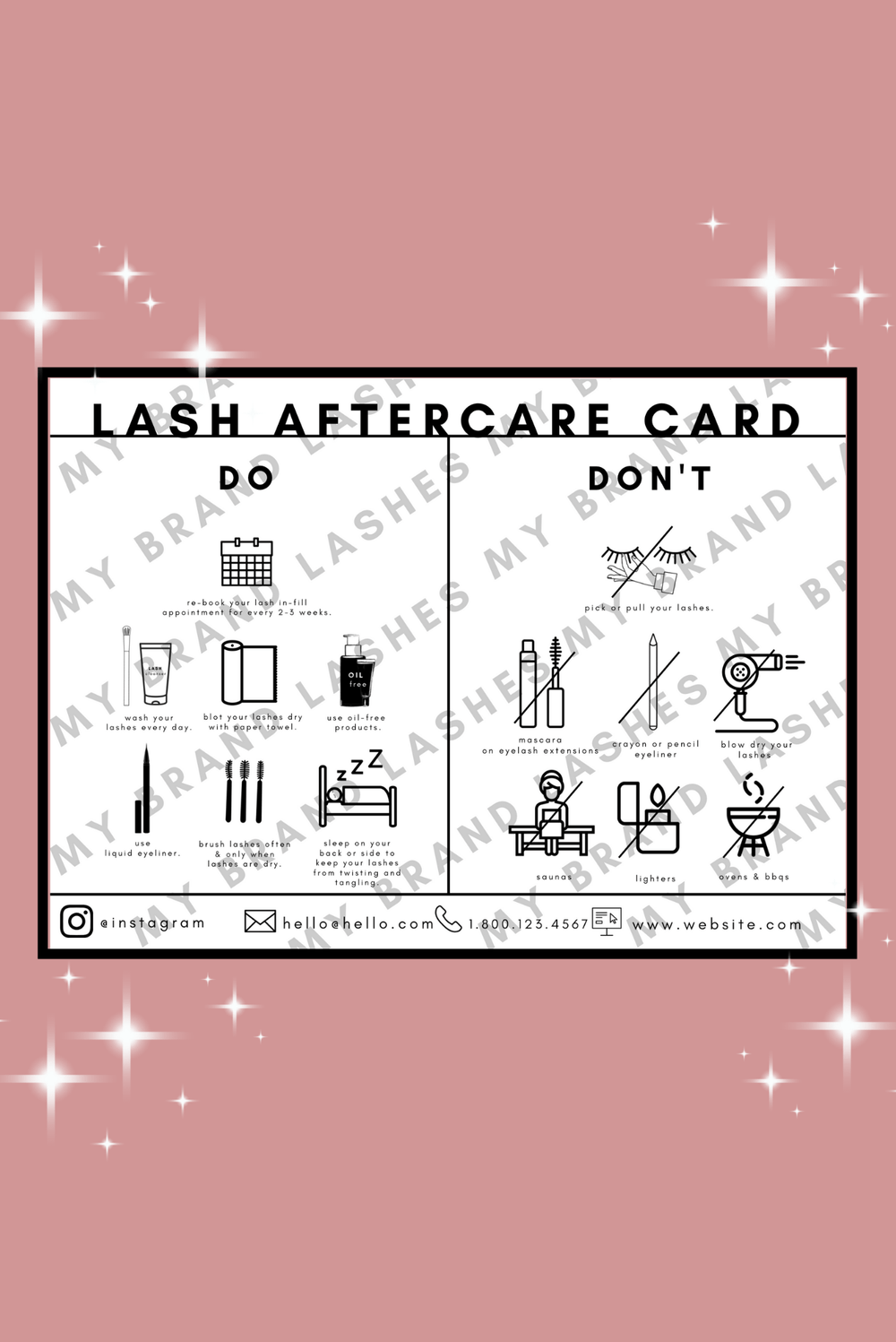 DOWNLOAD & PRINT - AFTERCARE CARDS