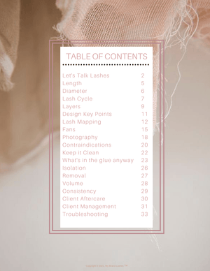 LASH MANUAL - DIGITAL/DOWNLOAD & PRINT